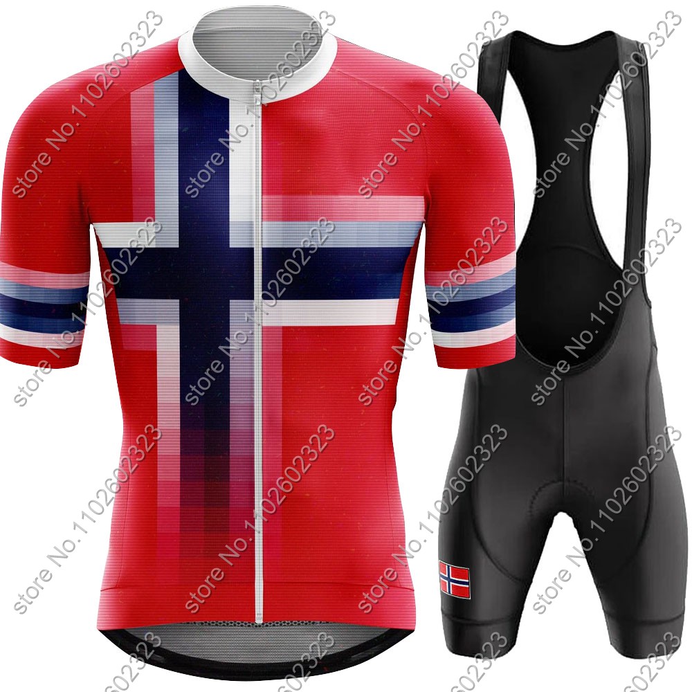 Cycling Community - 2024 Norwegen Rad trikot Nationalmannschaft Set