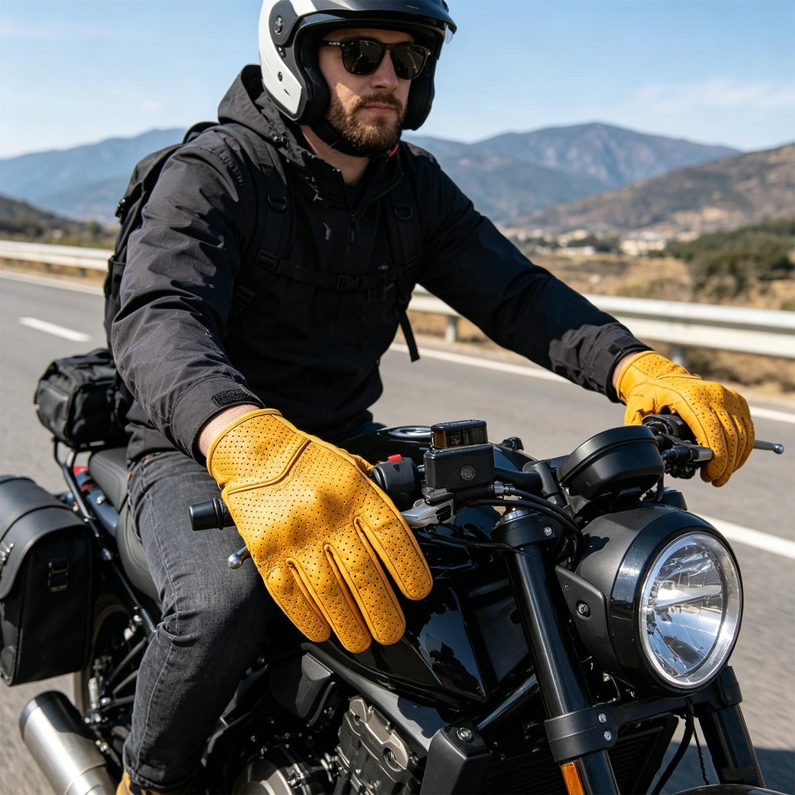 Motorrad-Retro-Handschuhe, atm – Cycling In City Bewertung und Preis