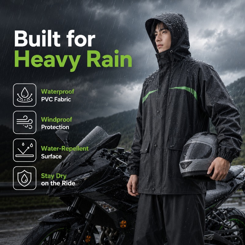 Unisex 2-teiliger wasserdichte – Cycling Commuter Rain Jacket Bewertung und Preis